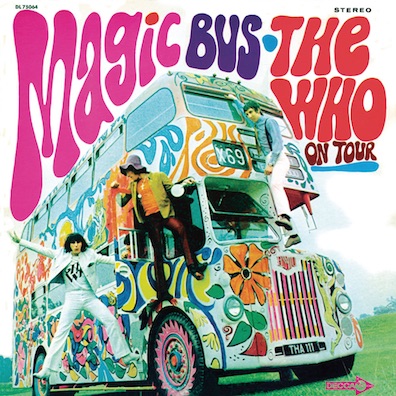 The Who Moving On Tour Magic Bus poster