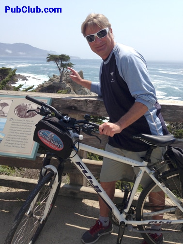 17-mile drive Pebble Beach Lone Cypress tree travel blogger bicycle 17-mile drive Pebble Beach Lone Cypress tree travel blogger bicycle