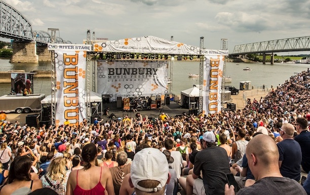 Bunbury Music Festival Cincinnati Riverfront stage