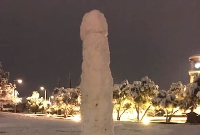 Las Vegas snow penis