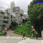 Lombard Street San Francisco tourists