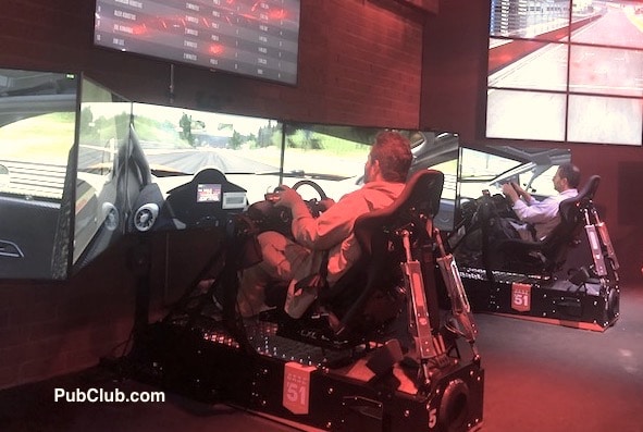 Base 51 racing simulator venue Los Angeles nightlife blogger Base 51 racing simulator venue Los Angeles nightlife blogger