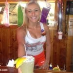 Hooters girl hot blonde