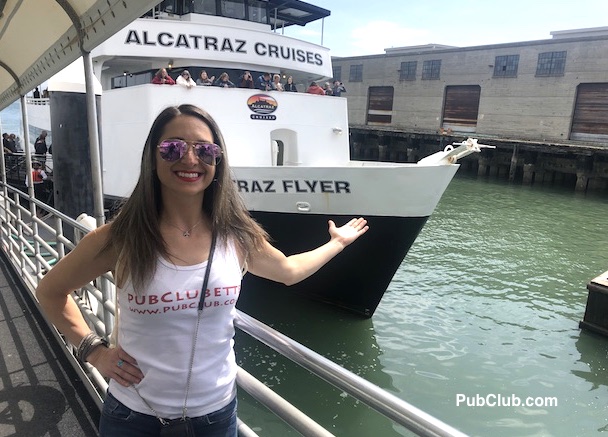 Alcatraz Cruises ferry boat PubClubette Ashley