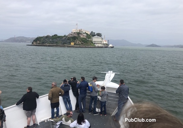 Alcatraz Island Cruises passengers on boat