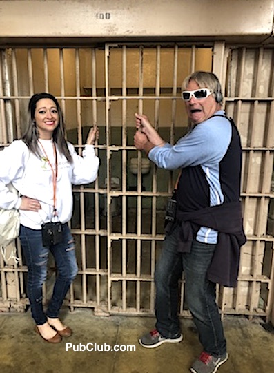 Alcatraz Island prison cells Kev and PubClubette Ashley