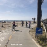 Manhattan Beach Pier bicycles The Strand