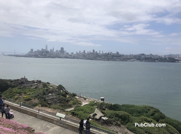 San Francisco skyline from Alcatraz Island
