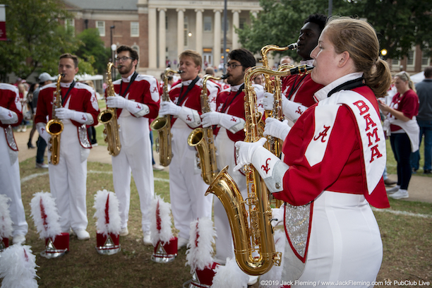 Million Dollar Band saxophone section University of Alabama
