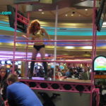 Las Vegas casino dancing girl