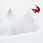 Aspen Snowmass Santa snowboarding