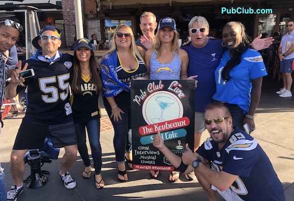 Los Angeles Chargers South Bay fan group Sharkeez Hermosa Beach