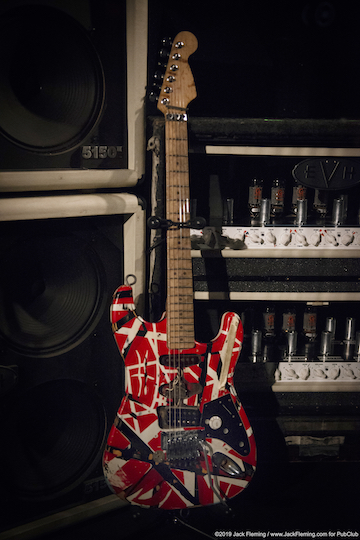 Rock Hall Of Fame Eddie Van Halen taped guitar