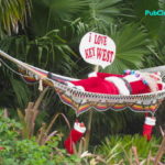 Santa in a hammock Key West Florida