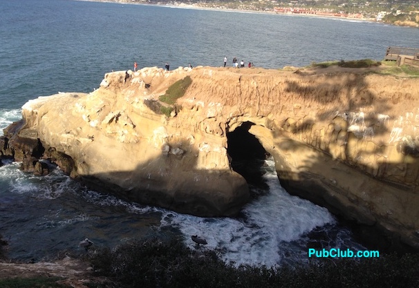 Cliffs in La Jolla CA