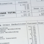 Pay stub