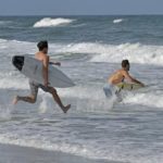 Florida beaches surfers