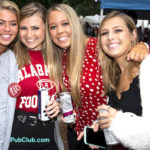 Alabama football quad tailgate party girls