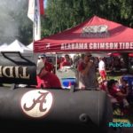 Alabama football tailgate party bbq grill