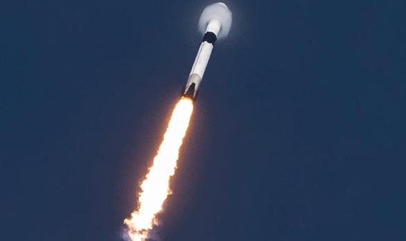Cocoa Beach Florida rocket launch