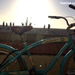 Hermosa Beach lifestyle volleyball bicycle sunset