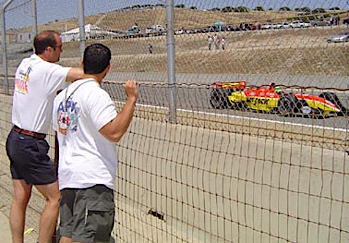 Laguna Seca Raceway IndyCar spectators
