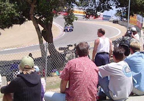 Laguna Seca Raceway corkscrew-fans
