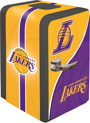 LA Lakers mini fridge