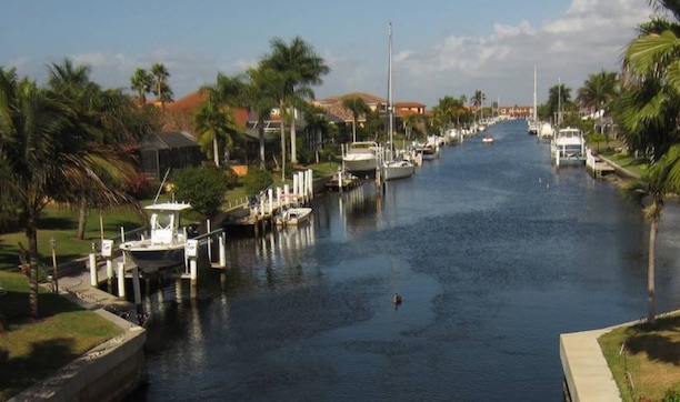 Punta Gorda Florida canal boats