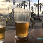 Shellback Tavern beers Manhattan Beach sunset