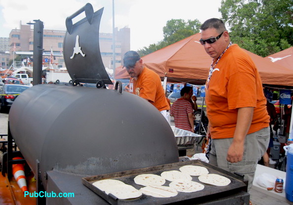 Texas Longhorns tailgate party