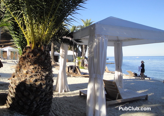 Descanso Beach Club cabana Catalina Island