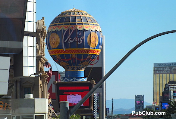 Paris Las Vegas hot air balloon
