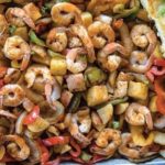 San Pedro Fish Market shrimp tray