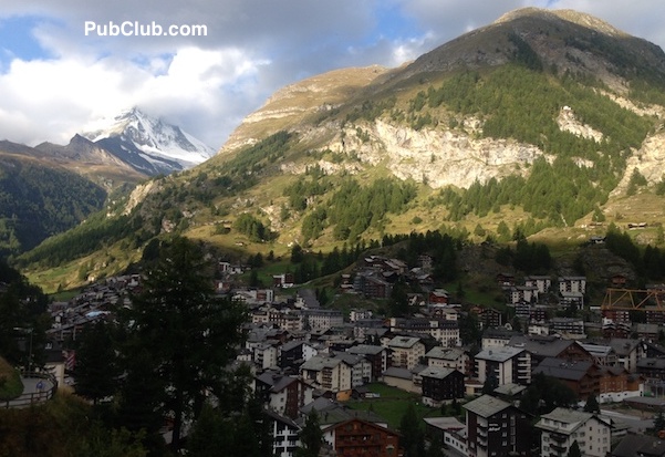 Swiss Alps village