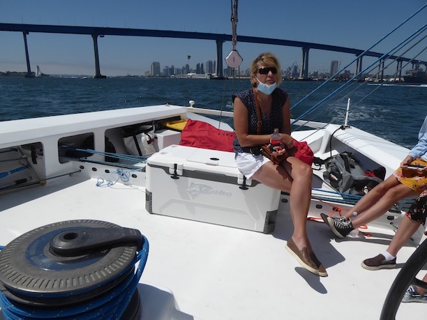 San Diego sailing America's Cup boat Sail USA 11