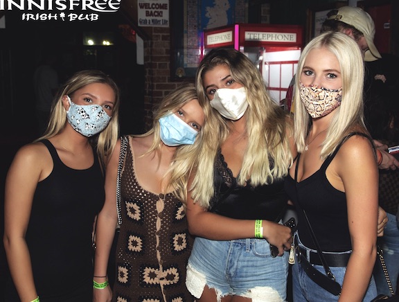 Innisfree bar Tuscaloosa girls masks