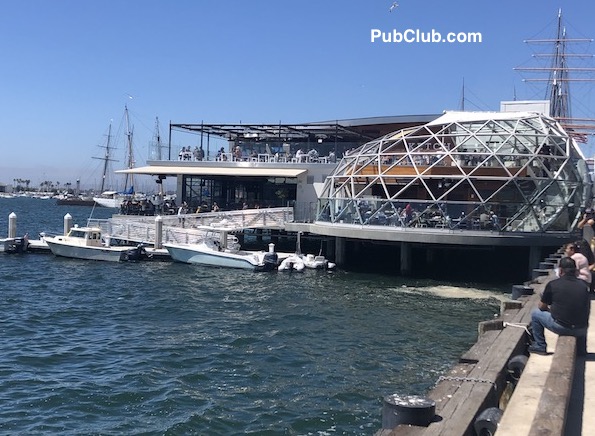 Portside Pier San Diego restaurants boat dock