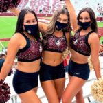 Florida State cheerleaders masks