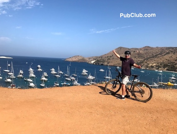 Two Harbors Catalina Island bike trail