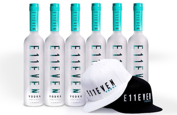 E11EVEN vodka bottles