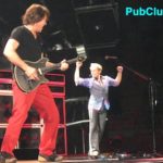 Eddie Van Halen in concert with David Lee Roth