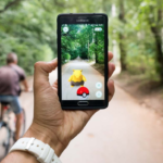 Pokémon Go AR game on an Android device