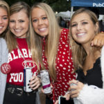 Alabama football tailgate party coeds