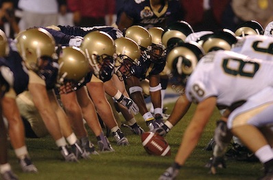football line of scrimmage