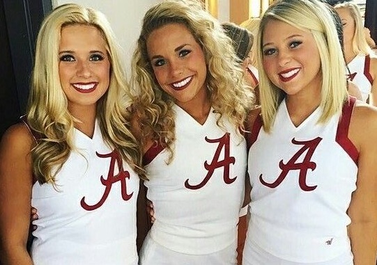 University of Alabama cheerleaders