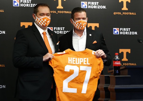 Tennessee football-coach introduction Josh Heupel