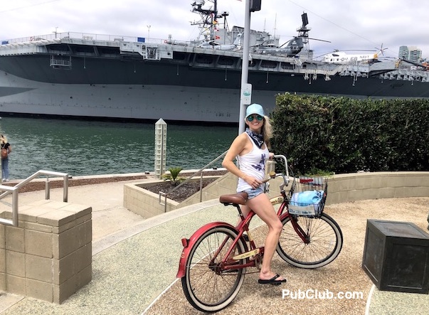 USS Midway bicycle PubClub.com PubClubette