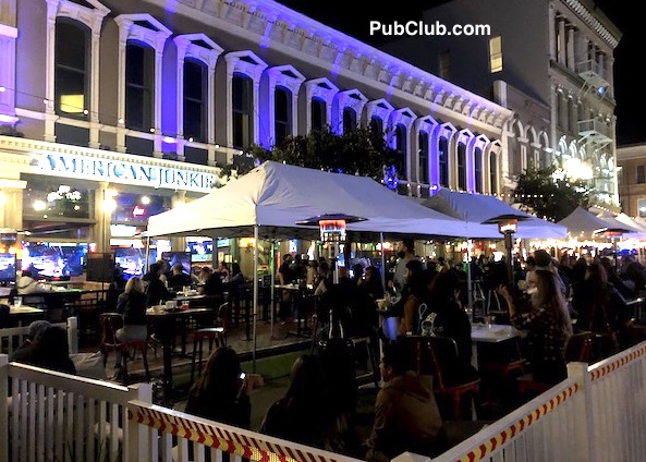 San Diego Gaslamp bars American Junkie outdoor dining