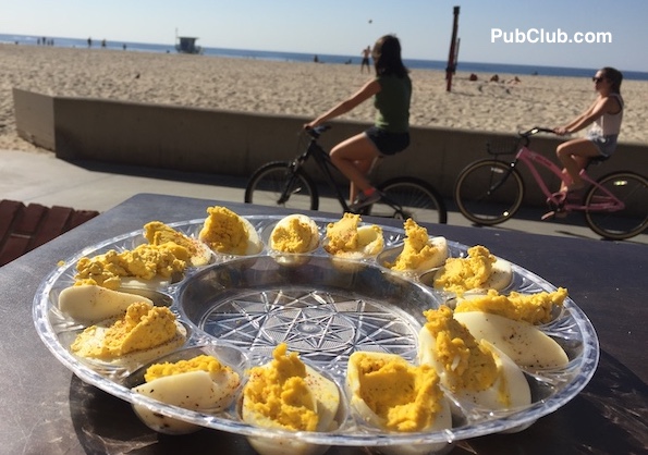 deviled eggs girls on bikes